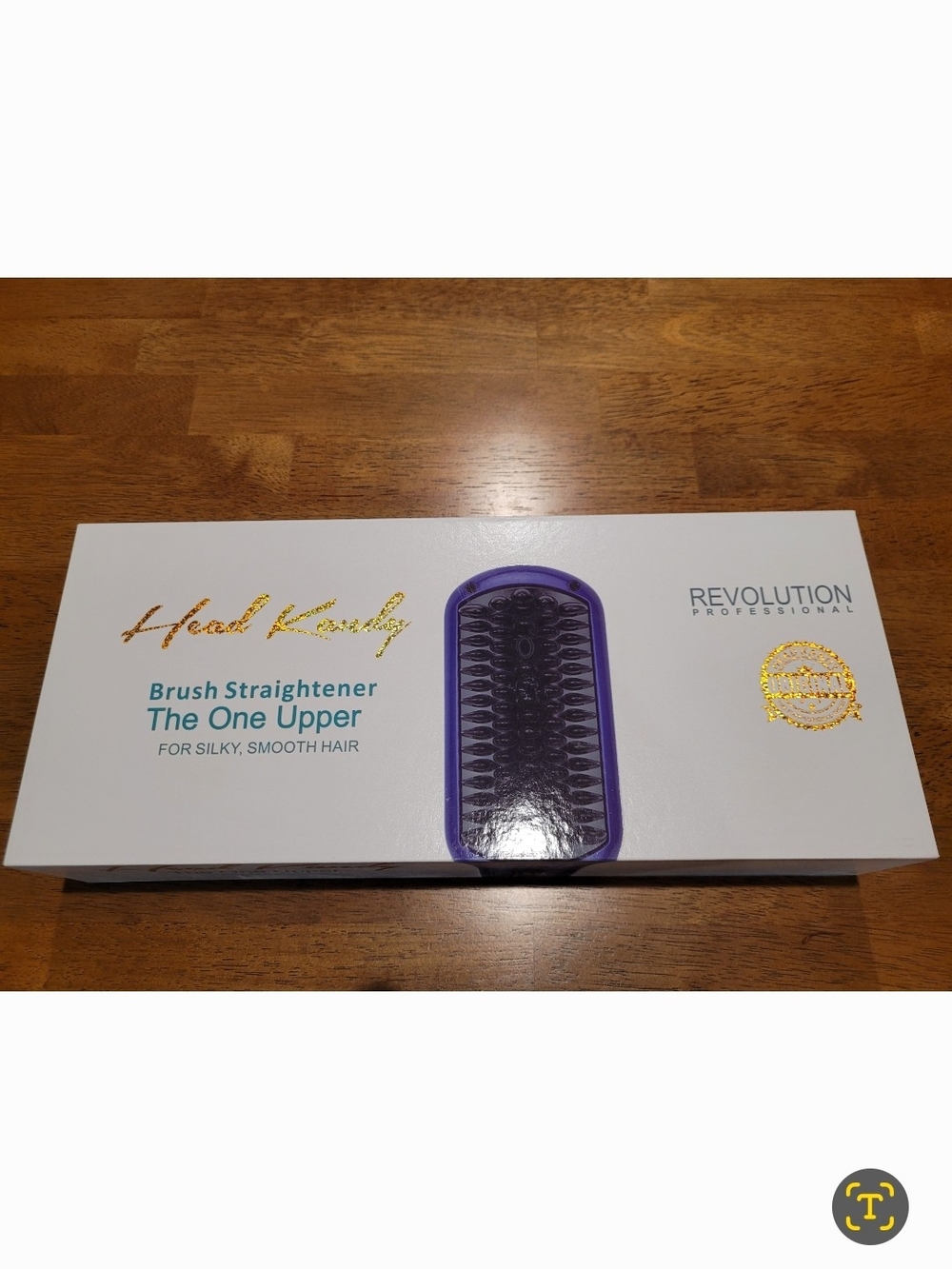 Head Kandy Brush Straightener The One Upper - Purple-New